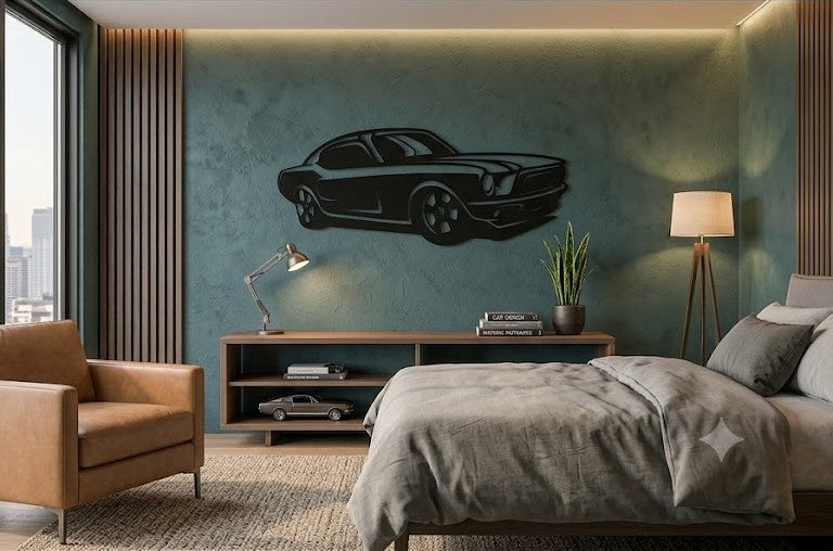 Ledsiz Metal Duvar Sanatı