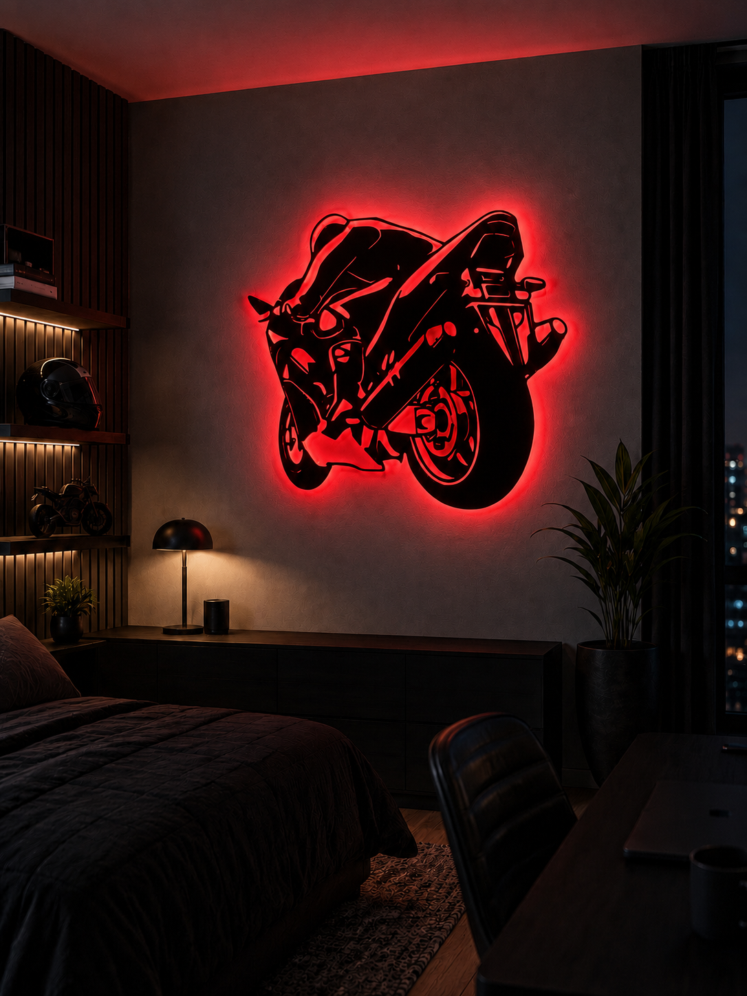 Superbike Apex: Yarışçı Profili - Metal Duvar Sanatı