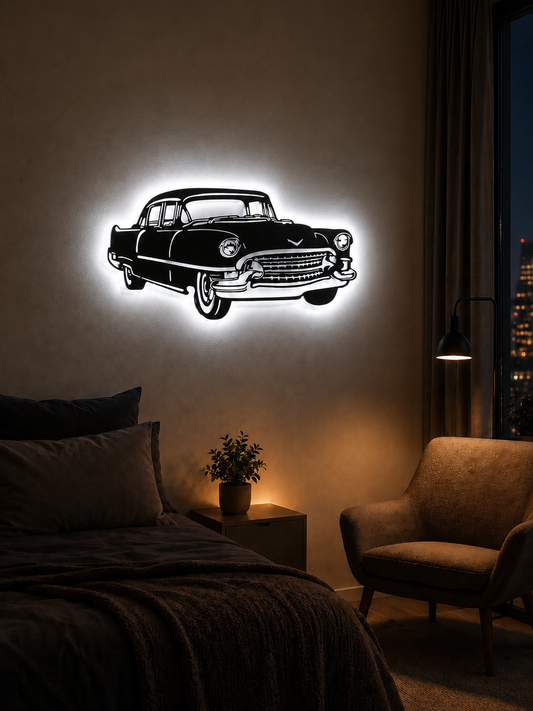 Klasik 50's Chevy - Metal Duvar Sanatı