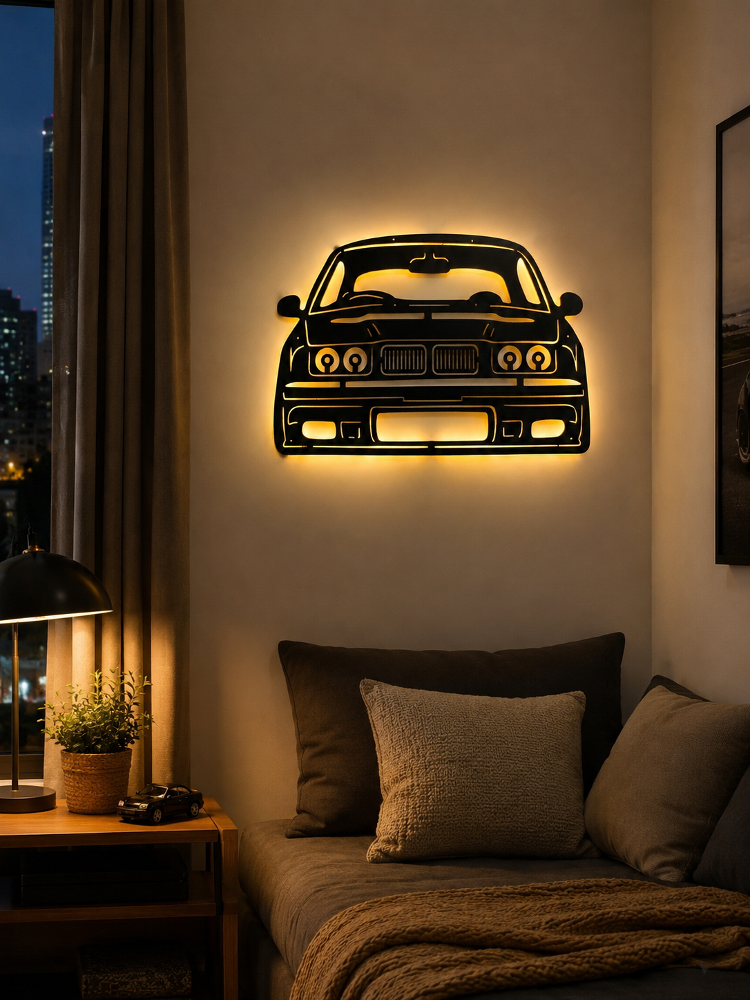 M3 Efsanesi: E30  Metal Duvar Sanatı