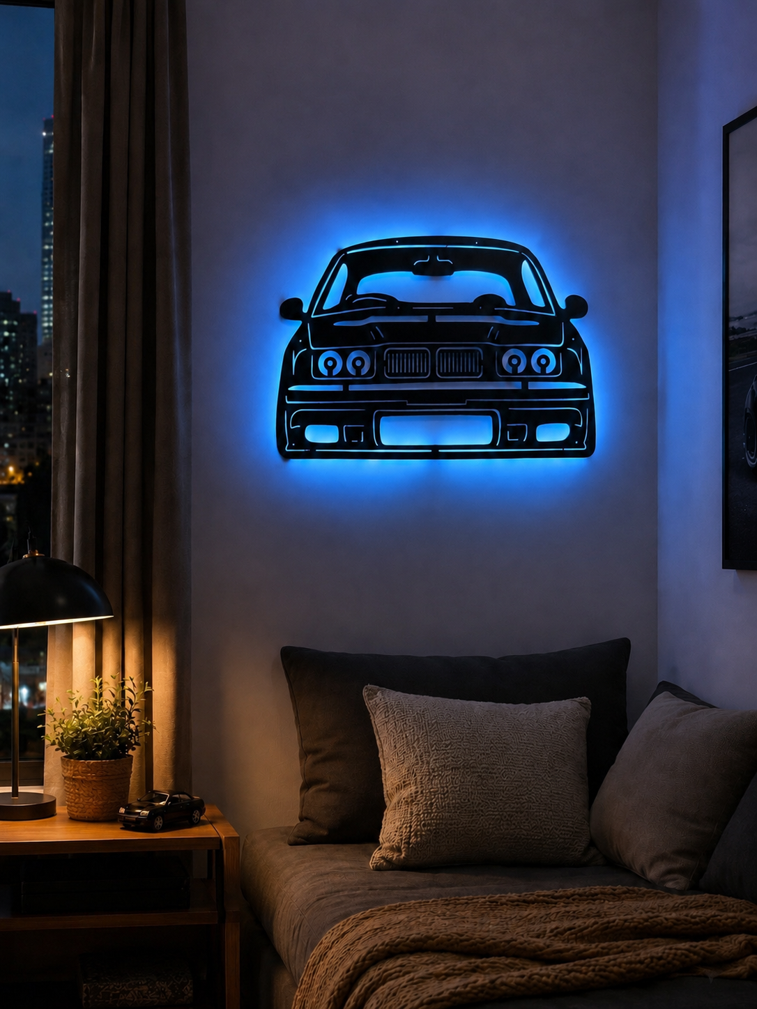 M3 Efsanesi: E30  Metal Duvar Sanatı